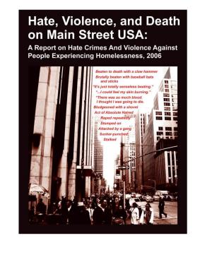 2006: Hate, Violence and Death on Main Street