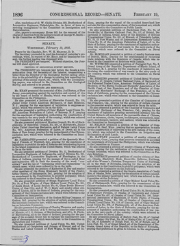 Congressional Record-Senate. February 19