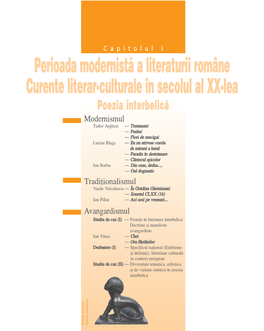 Perioada Modernist\ a Literaturii Române Curente Literar-Culturale