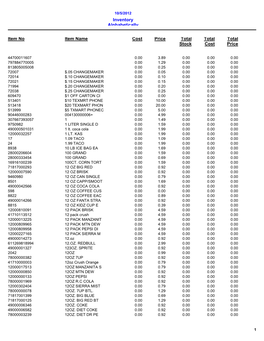 TX Convenient Database