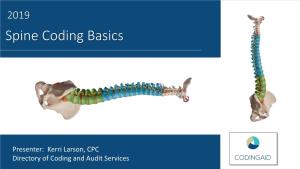 2019 Spine Coding Basics