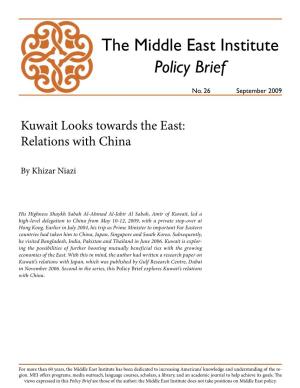 The Middle East Institute Policy Brief
