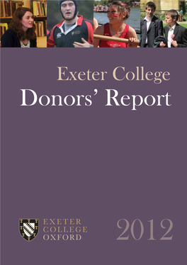 Donors' Report