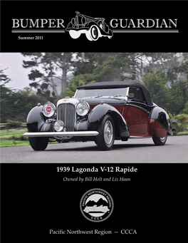 1939 Lagonda V-12 Rapide Owned by Bill Holt and Liz Haan