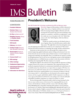 IMS Bulletin 42(7)