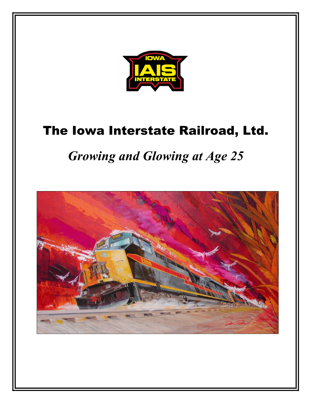 The Iowa Interstate Railroad, Ltd