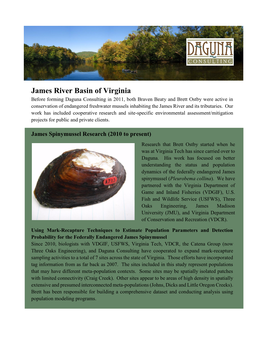 James River Basin of Virginia