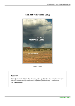 Download Kindle \\ the Art of Richard Long
