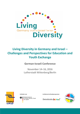 Living Diversity in Germany and Israel – Challenges and Perspectives for Education and Youth Exchange