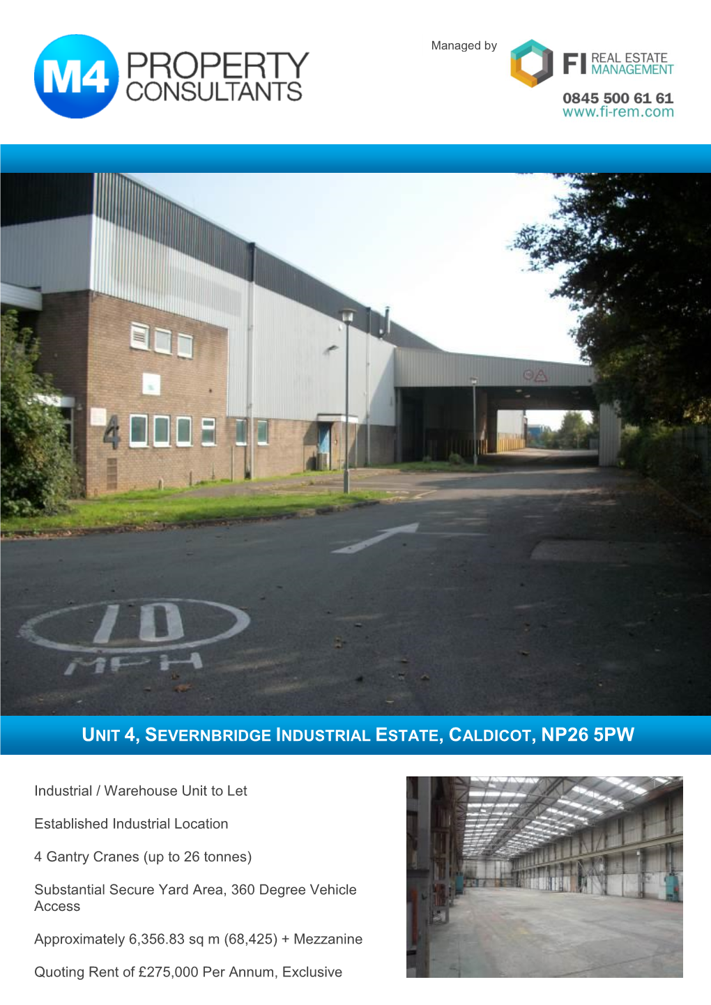 Unit 4, Severnbridge Industrial Estate, Caldicot, Np26 5Pw