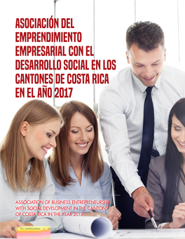 Asociación Del Emprendimiento Empresarial Con El Desarrollo Social En Los Cantones De Costa Rica En El Año 2017