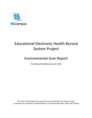 Educational Electronic Health Record System Project