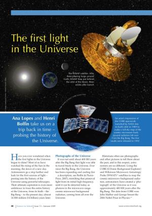 The First Light in the Universe