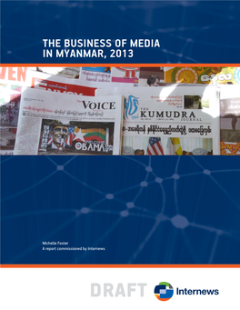 The Business of Media in Myanmar, 2013
