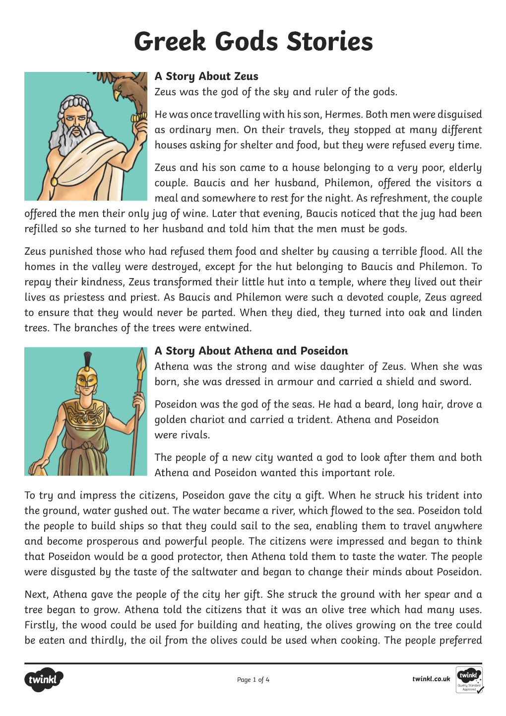 Greek Gods Stories