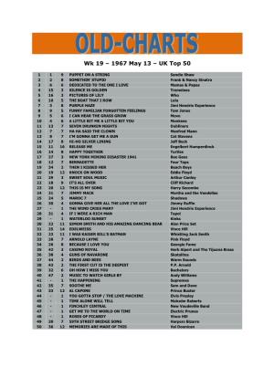 1967 May 13 – UK Top 50