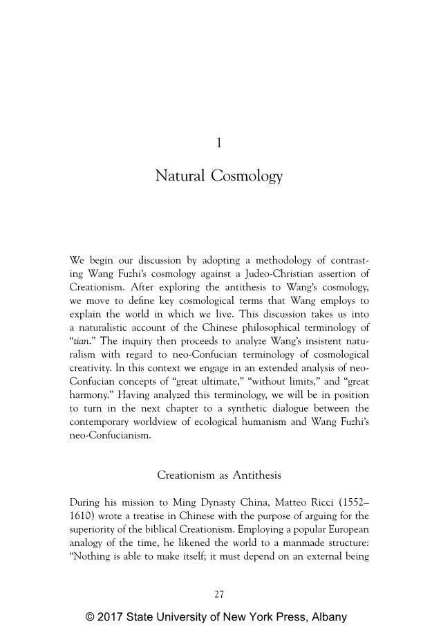 Natural Cosmology