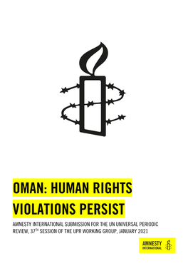 Oman: Human Rights Violations Persist: Amnesty International