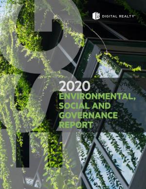 ESG Report 2020 ESG Report