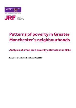 Patterns of Poverty in Greater Manchester's Neighbourhoods