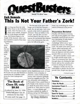 This Is Not Your Father's Zork!