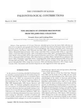 Paleontological Contributions