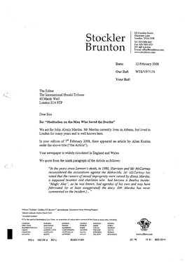 Brunton E.Mail: Offiçe~\"Ockbrun.Com Wy,.'W,Stc:Ckbron..C'om