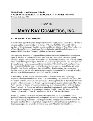 Case Mary Kay Cosmetics