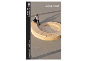 Annual Report a Message from the 1