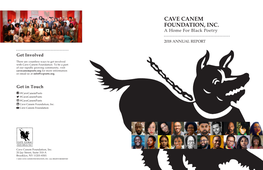 CAVE CANEM FOUNDATION, INC. a Home for Black Poetry