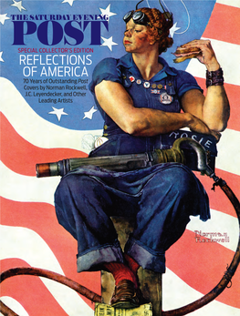 REFLECTIONS of AMERICA 70 Years of Outstanding Post Covers by Norman Rockwell, J.C