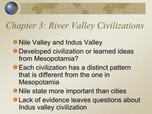 The World's History, 3Rd Ed. Ch. 3: River Valley Civilizations