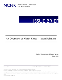An Overview of North Korea – Japan Relations
