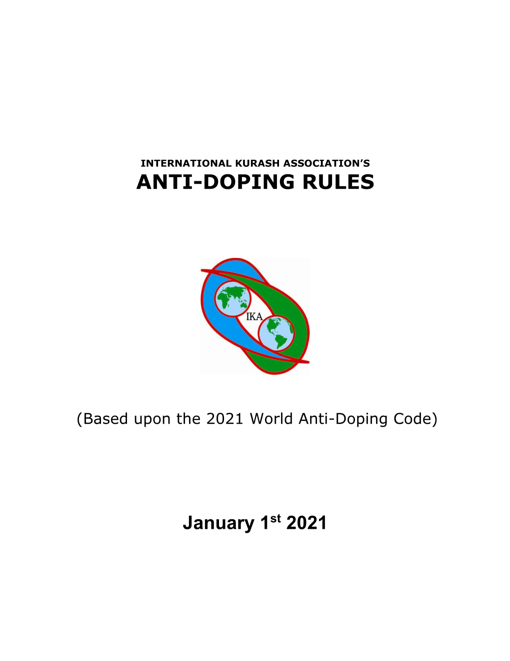 Anti-Doping Rules