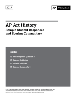AP Art History 2017 FRQ 2 Sample Student Responses
