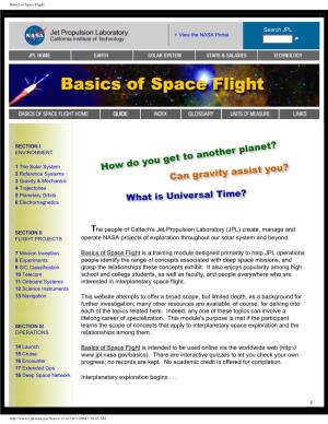 Basics of Space Flight