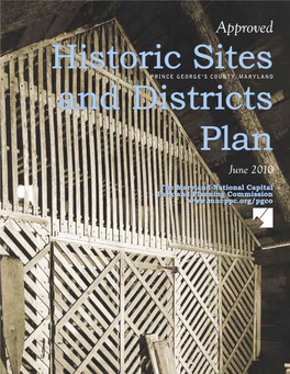 Approved Historic Sites and Districts Plan