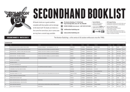 Secondhand Booklist