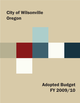Adopted Budget 2009-2010