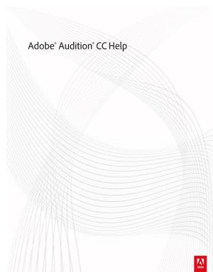 ADOBE AUDITION Iv Contents