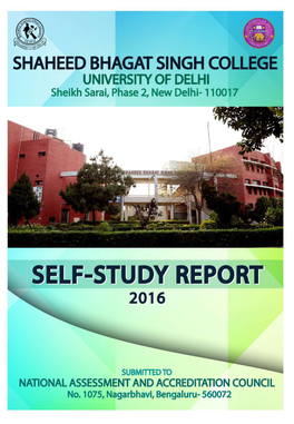 Sbsc Self-Study Report (Ssr-2016)
