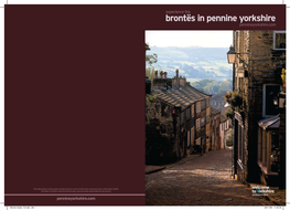 Brontës in Pennine Yorkshire Pennineyorkshire.Com