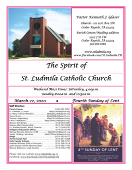 The Spirit of St. Ludmila Catholic Church