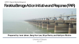 Farakka Barrage Action Initiative and Response (FAIR)