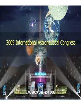2009 International Astronautical Congress