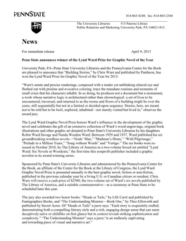 2013 Press Release