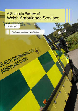 Funding of Welsh Ambulance Services