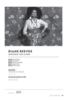 Diane Reeves Christmas Time Is Here