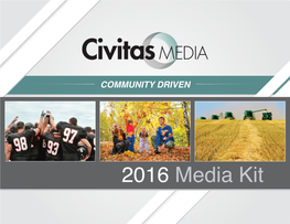 2016 Media Kit Community Connected 2016 Media Kit