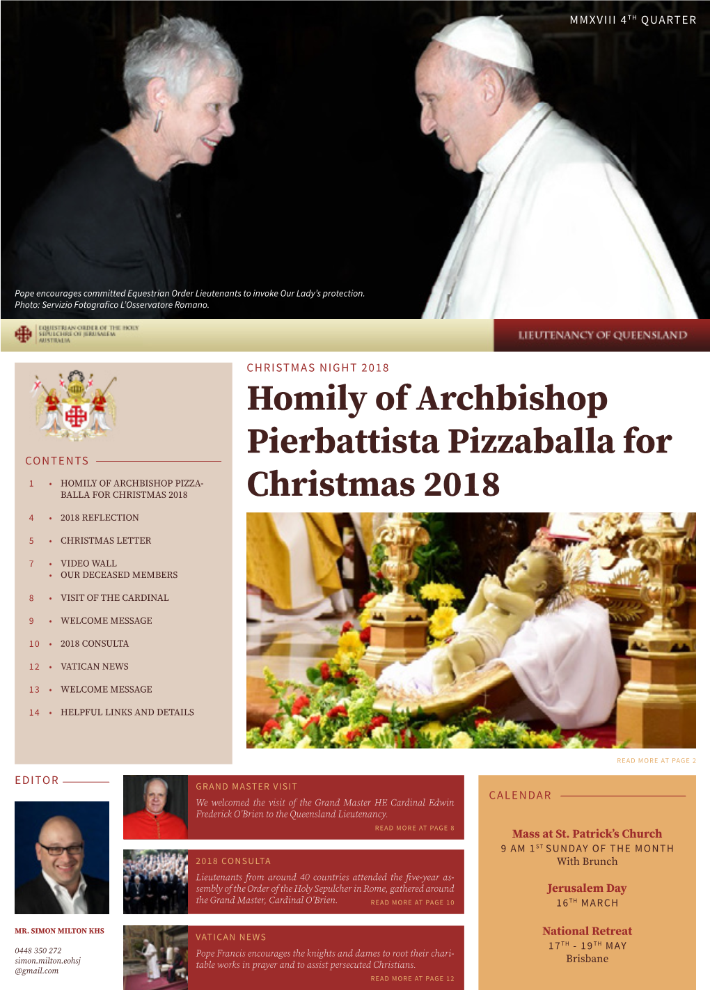 Homily of Archbishop Pierbattista Pizzaballa for Christmas 2018